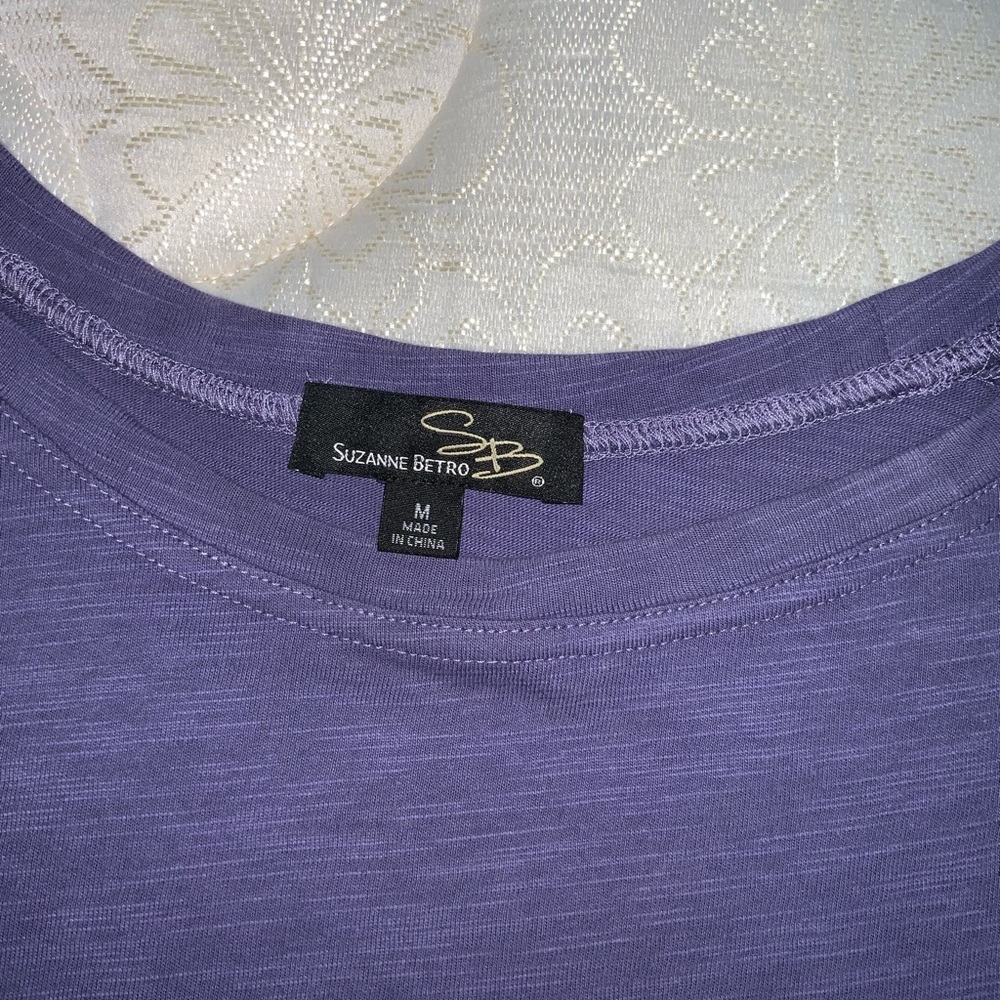 Suzanne Betro size M purple tunic - Picture 4 of 5